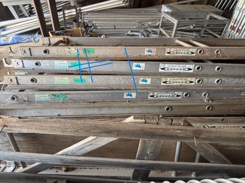 Lot of Scaffolding, Walk Boards, and Braces - Image 6